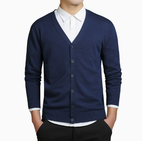 GolfThing Classic V Neck Cardigan