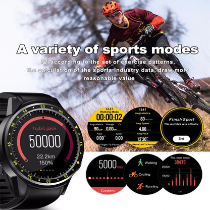 Sports Pedometer GPS Smart Watch Black