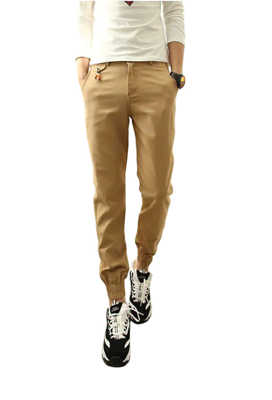 GolfThing Soft Cotton Cuffed Trousers