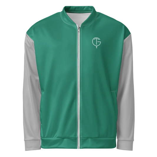 GolfThing Signature Golf Jacket - Green/Grey