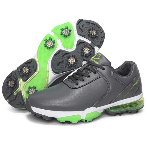 GolfThing waterproof soft spike golf shoes with air cushion