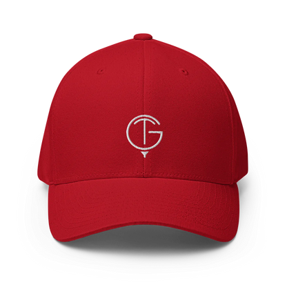 GolfThing Closed-Back Structured Golf Cap | Flexfit Blue