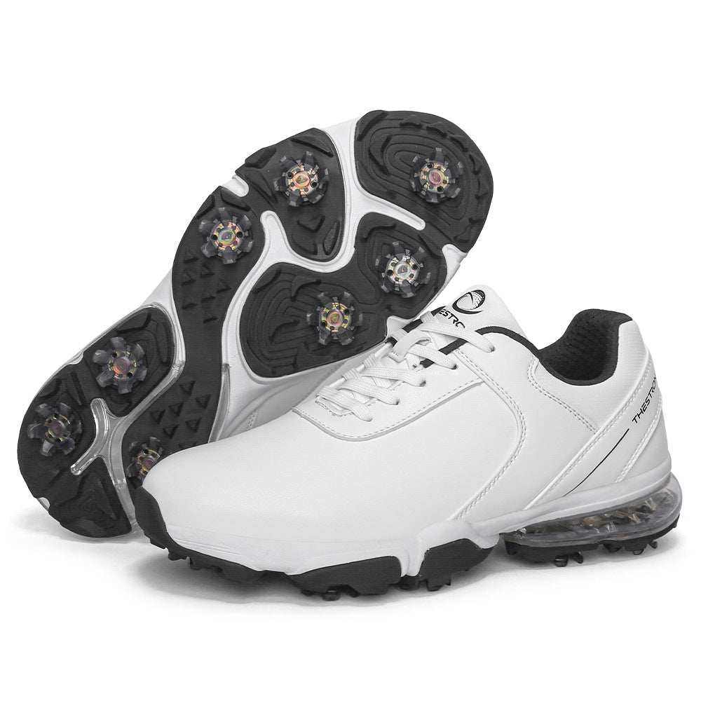 GolfThing waterproof soft spike golf shoes with air cushion and traction