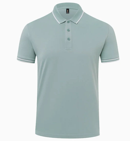 GolfThing PureForm Golf Polo Shirt Arctic Green - High Quality Breathable Polyester