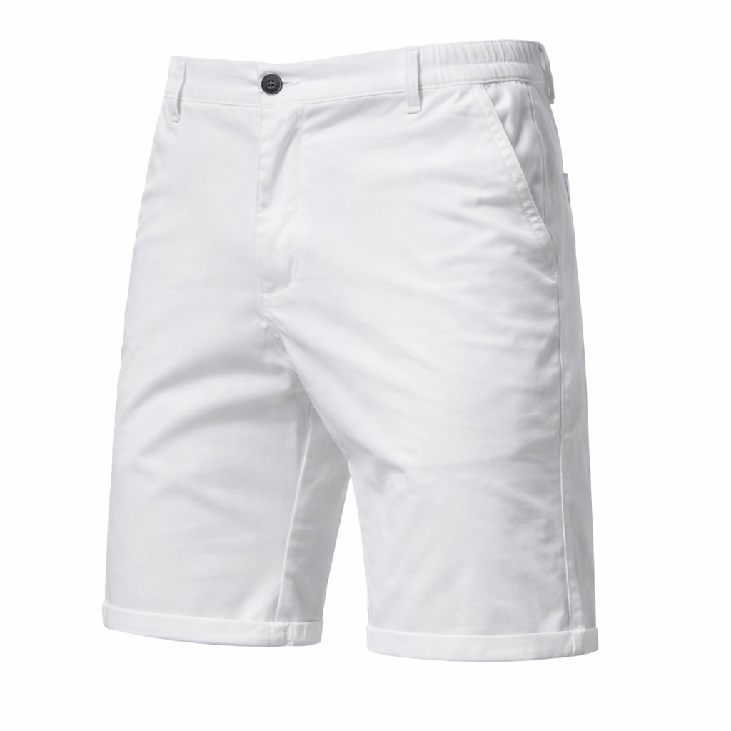 GolfThing Tailored Golf Shorts - Slim Fit  White