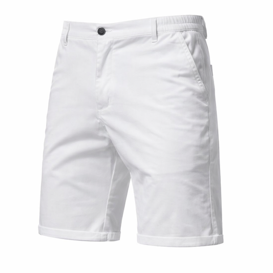 GolfThing Tailored Golf Shorts - Slim Fit  White
