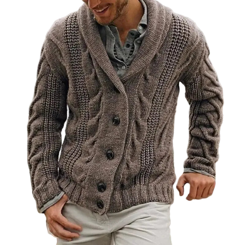 GolfThing Classic Knit Cardigan Sweater