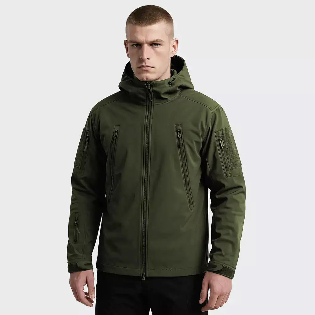 GolfThing All Weather Softshell Jacket with Hood