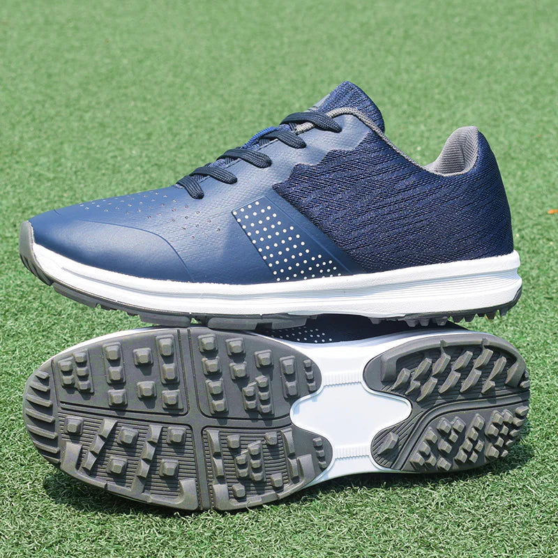 GolfThing Waterproof Non-Slip Golf Shoes Light Green