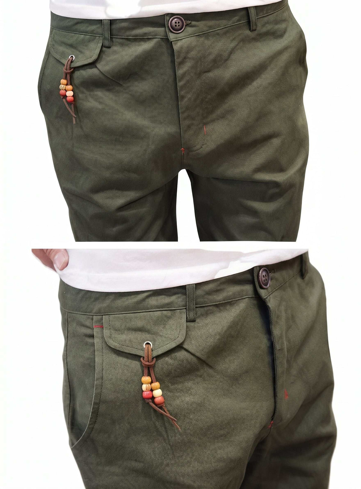 GolfThing Soft Cotton Cuffed Golf Trousers