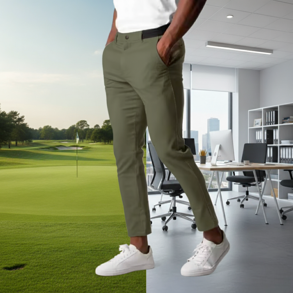 GolfThing 4-Way Ultra Stretch Chinos – Slim Fit, All Day Wear