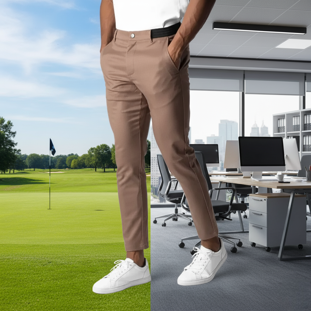 GolfThing 4-Way Ultra Stretch Chinos – Slim Fit, All Day Wear