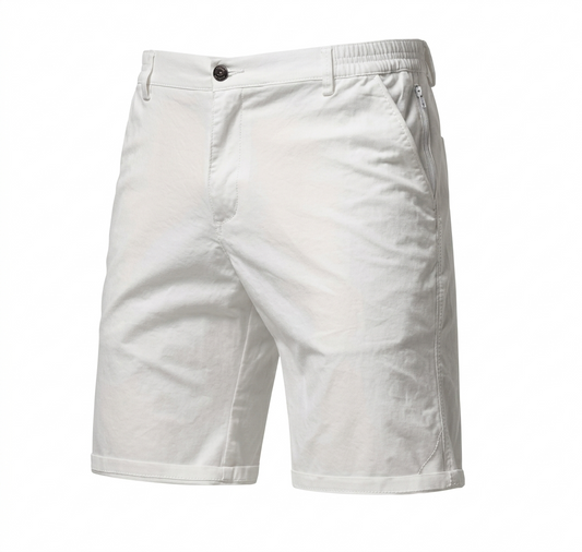GolfThing Tailored Golf Shorts - Slim Fit  White