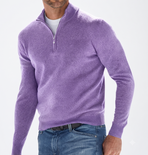 GolfThing Costello men's quarter zip golf jumper lightweight breathable midlayer