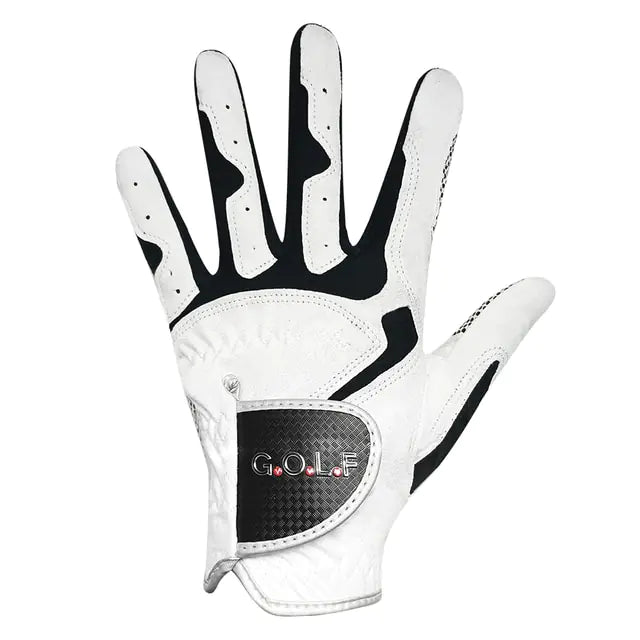 Men's Golf Improved Grip Glove Left Handed White