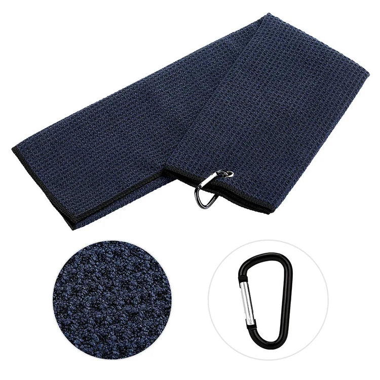 GolfThing Double Face Cotton Golf Cleaning Waffle Towel