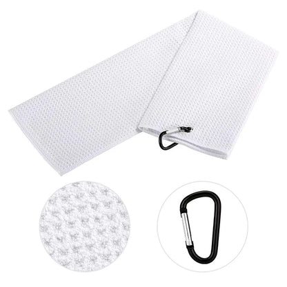 GolfThing Double Face Cotton Golf Cleaning Waffle Towel