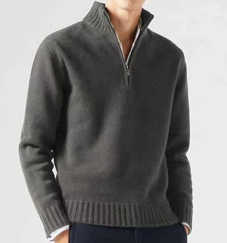 GolfThing Signature High Neck Quarter-Zip Jumper