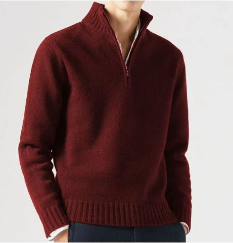 GolfThing Signature High Neck Quarter-Zip Jumper