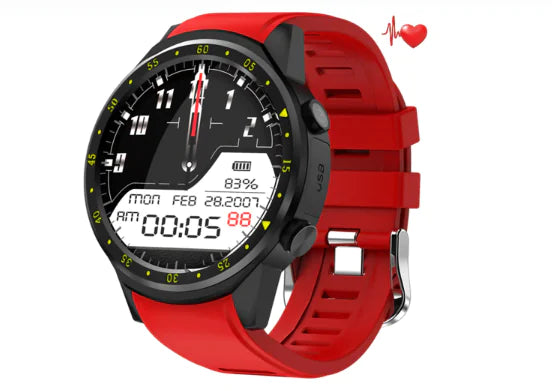 Sports Pedometer GPS Smart Watch Black
