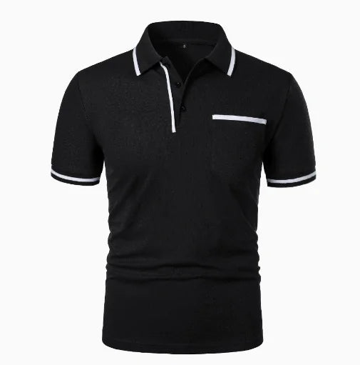 GolfThing Elite Lapel Golf Polo Shirt -Green