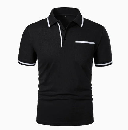 GolfThing Elite Lapel Golf Polo Shirt -Green