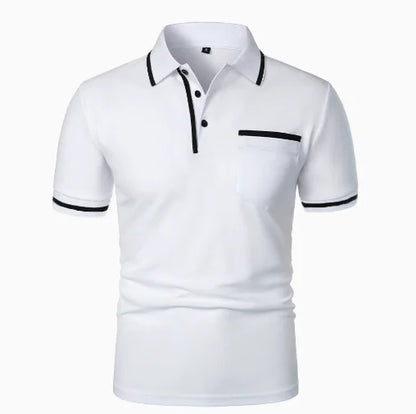 GolfThing Elite Lapel Golf Polo Shirt -Green
