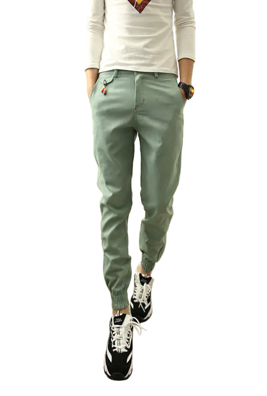 GolfThing Soft Cotton Cuffed Trousers