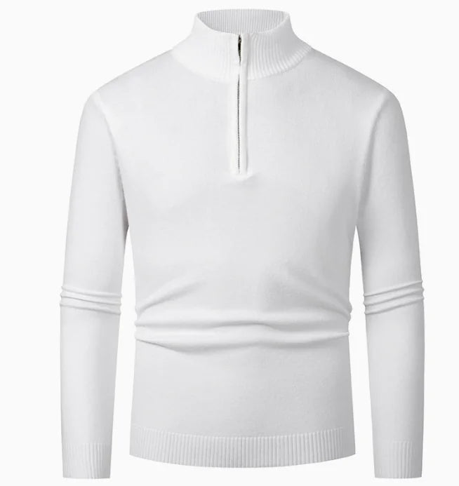 GolfThing Heritage Knit Polo Golf Sweater Brown