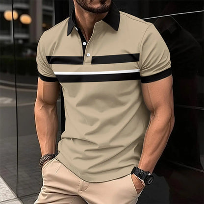 Men's Golf Polo Shirt Pink