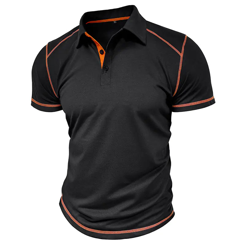 GolfThing Contrast Polo Shirt