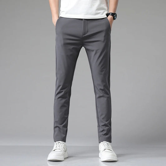 GolfThing Ultra Thin & Elastic Golf Chinos Dark Grey