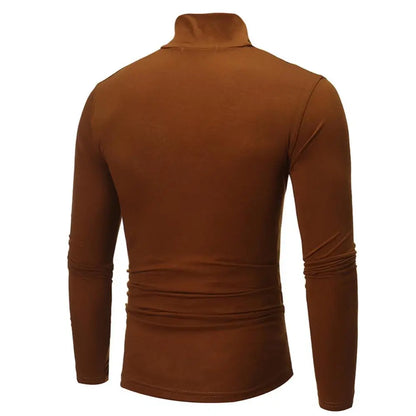 Men's Roll Neck Mid Layer Grey