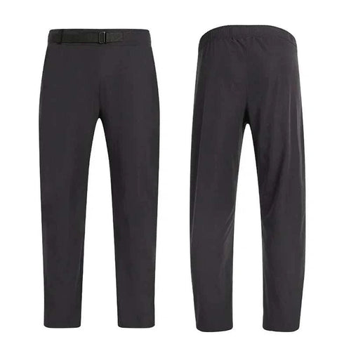 Men's lightweight cooling golf trousers with black belt