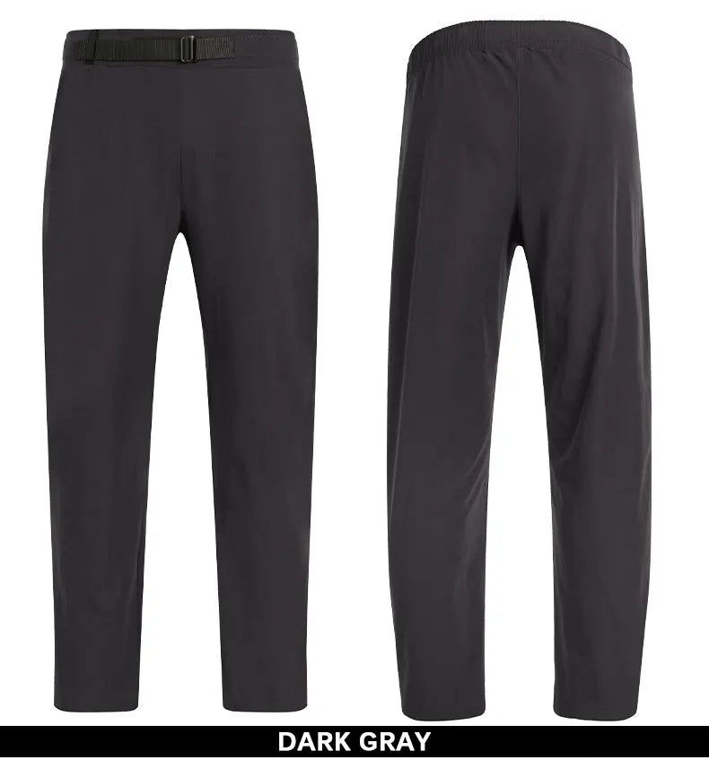 Men's Sporty Cooling Golf Trousers With Black Belt