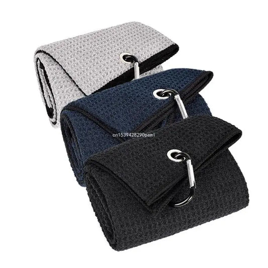 GolfThing Microfiber Golf Towel  with Carabiner Clip