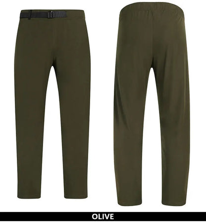 Men's Sporty Cooling Golf Trousers With Black Belt