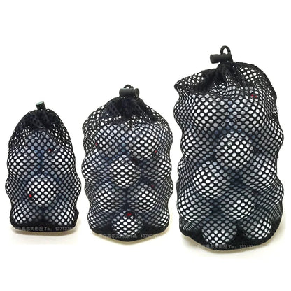 Golf Ball Drawstring Mesh Bags - Holds 15/25/50 Balls