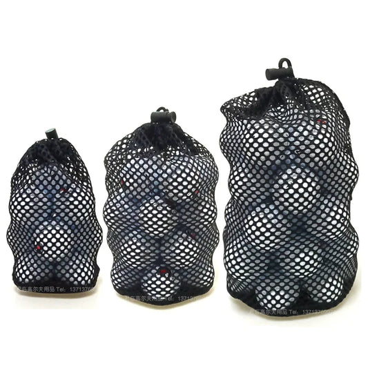 Golf Ball Drawstring Mesh Bags - Holds 15/25/50 Balls