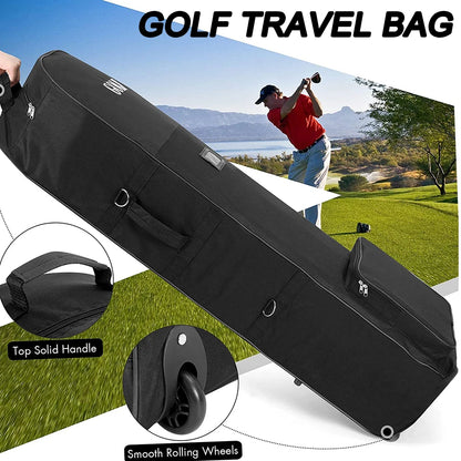 GolfThing Golf Travel Bag With Wheels Large Capacity