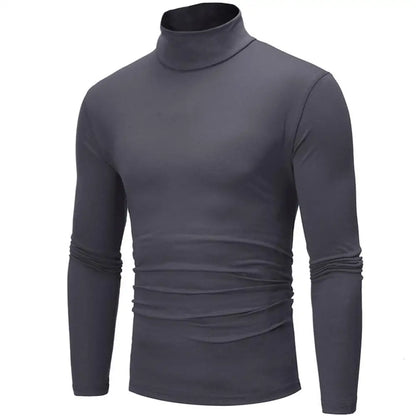Men's Roll Neck Mid Layer Grey