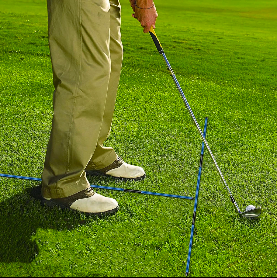 Golf Alignment Sticks 2 Pack Green