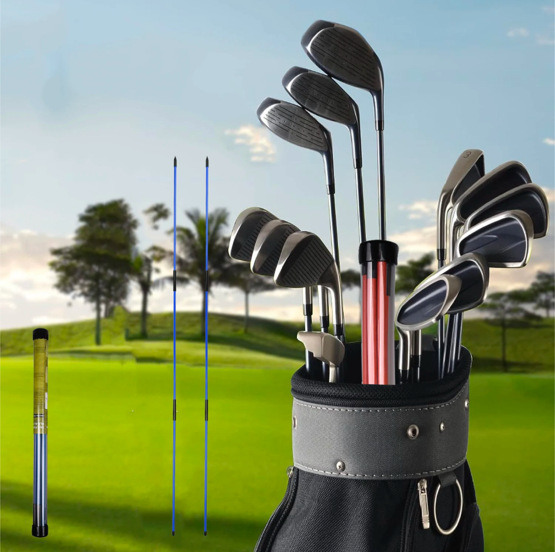 Golf Alignment Sticks 2 Pack Green