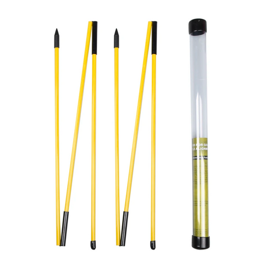 Golf Alignment Sticks 2 Pack Yellow