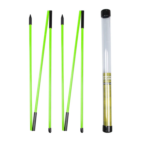 Golf Alignment Sticks 2 Pack Green