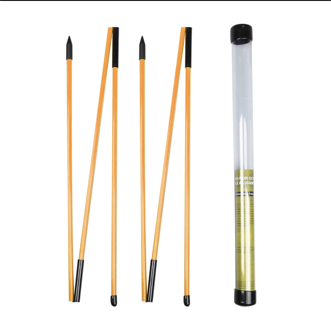 Golf Alignment Sticks 2 Pack Green