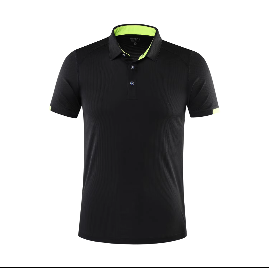 Men's GolfThing Breathable & Mositure Absorbing Polo Shirt - Blue