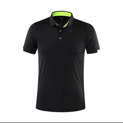 Men's GolfThing Breathable & Mositure Absorbing Polo Shirt - Blue