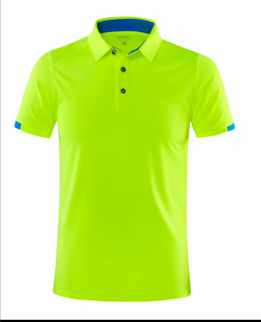 Men's GolfThing Breathable & Mositure Absorbing Polo Shirt - Blue