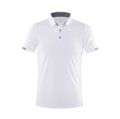 Men's GolfThing Breathable & Mositure Absorbing Polo Shirt - Blue